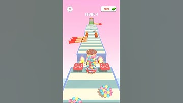 Burger Stack Runner 3D level 4 #shorts #games