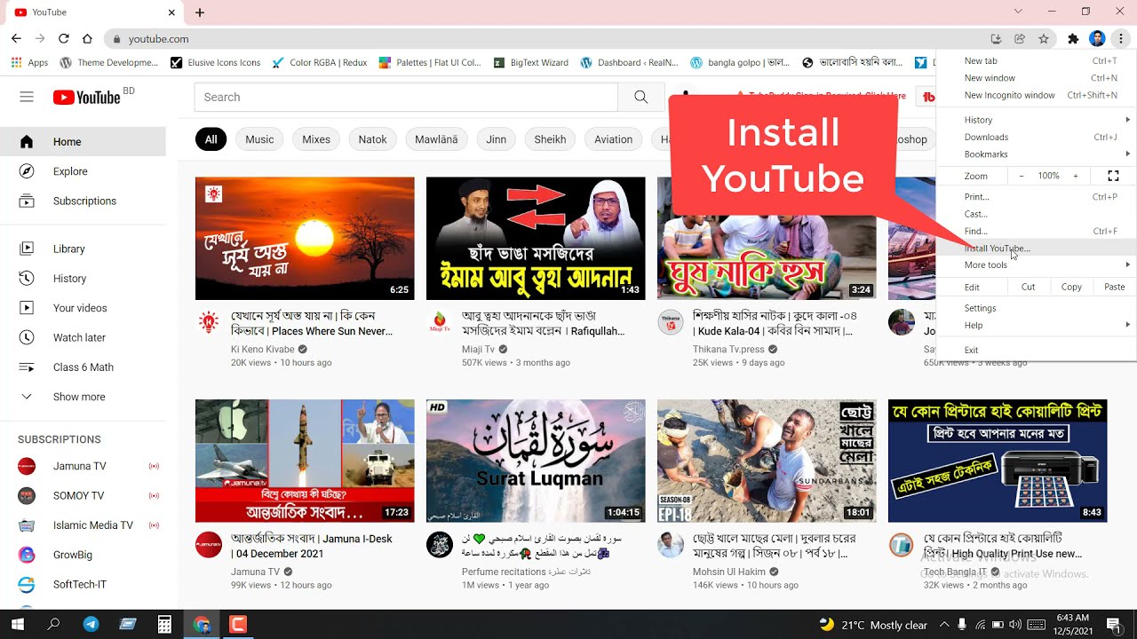 How To Create YouTube Shortcut On Desktop Windows 10 YouTube 