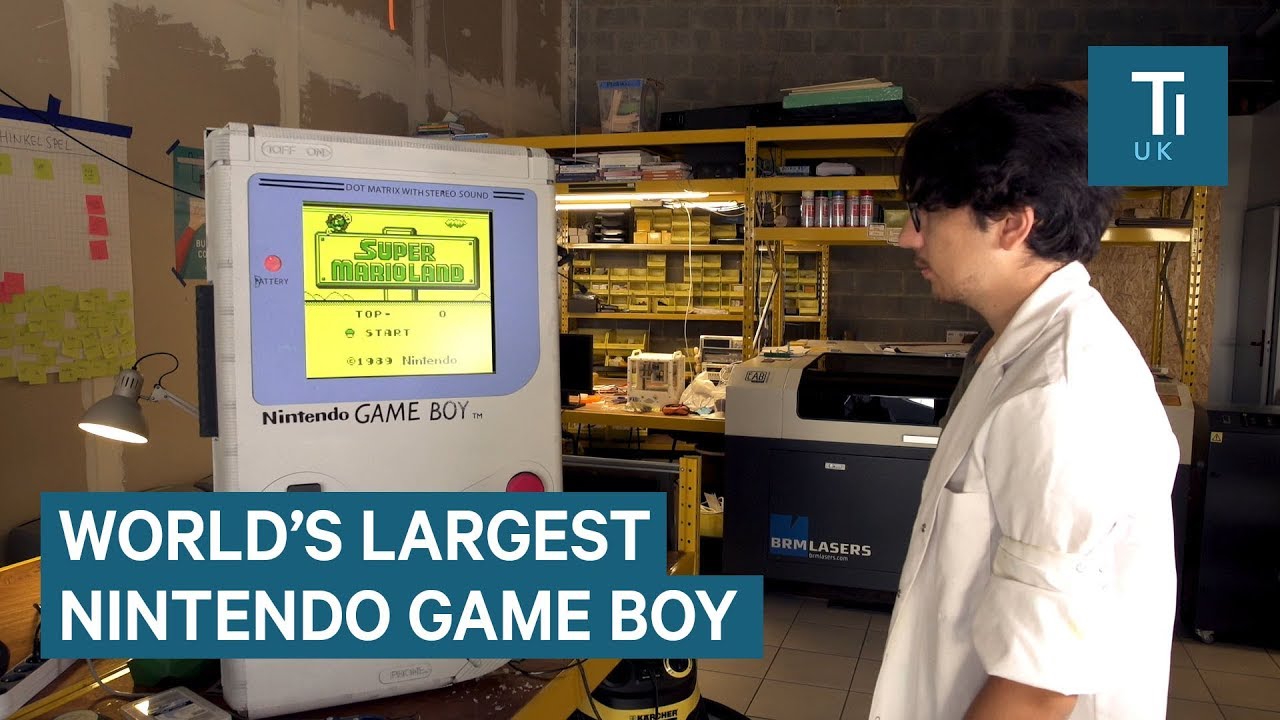 Belgian Student Creates World s Largest Game Boy YouTube Belgian Student Creates World s Largest Game Boy YouTube
