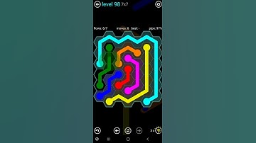 How To Solve Flow Free Hexes 7x7 Mania Level 98 Board Walk Through Solution Walkthrough