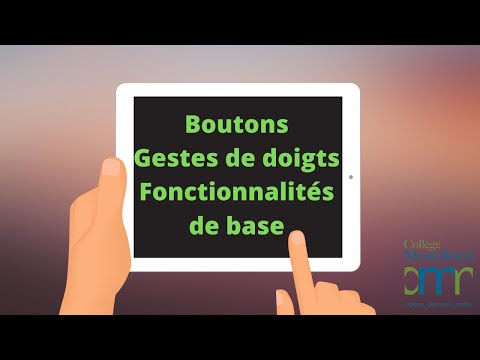 Boutons et gestes de doigts