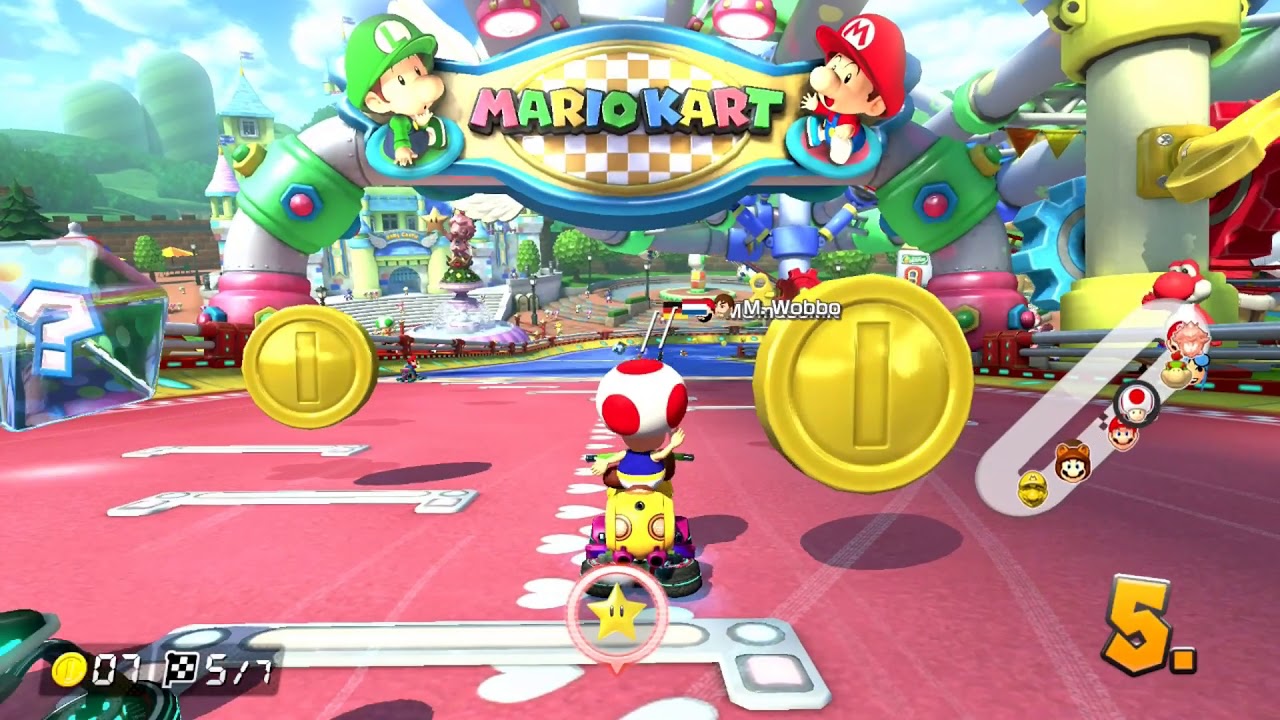 Mario Kart 8 Deluxe Panzer Nach Hinten