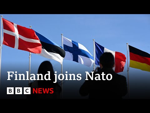 Finland flag raised at Nato headquarters – BBC News