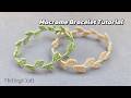 Beautiful Leaf Vine Bracelet 🌿26035 Easy Macrame Tutorial Aesthetic DIY