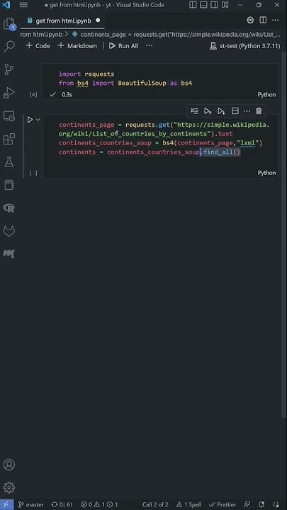 Belajar Python Web Scraping - YouTube