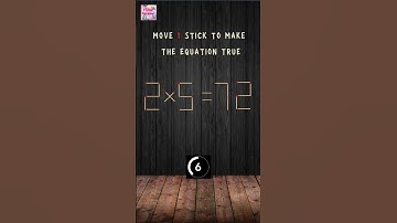 "Counting with Matchsticks: A Fun Math Puzzle Challenge!" #shorts