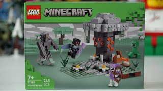 LEGO Minecraft 21586 The Pale Garden - LEGO Speed Build Review