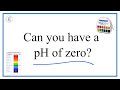 Understanding pH and Acids