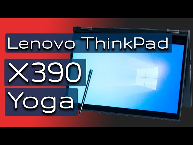 Lenovo Thinkpad X390 Yoga 2-in-1 Review including Jitter Test (Krita and Photoshop)