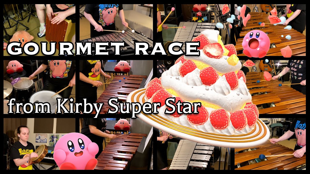 Gourmet Race - Kirby Super Star (Percussion Ensemble Cover) | V-Ron Media