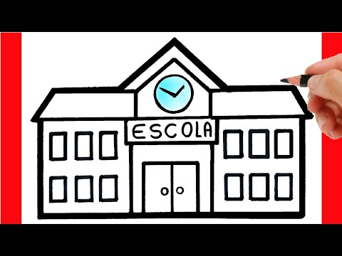 Vídeo: Como Desenhar Uma Escola