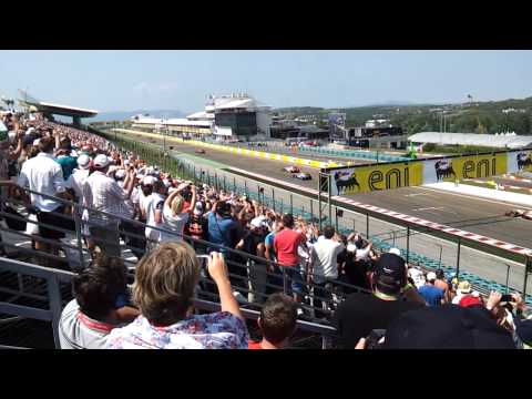 F1 Hungarian Grand Prix 2012 (raw footage)