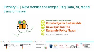 Plenary C | Next frontier challenges: Big Data, AI, digital transformation
