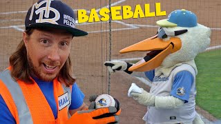 Baseball for Kids | Handyman Hal Throws Out the First Pitch
