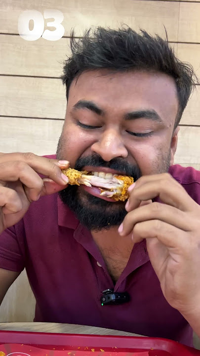 I Pay 500 rs For Every Fried Chicken Leg Piece he eat at KFC🍗