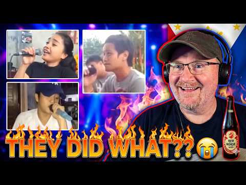 A Singer's Honest Reaction to Viral Filipino Karaoke 😂🎤