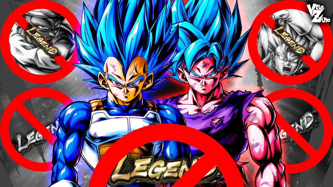 MONTEI A EQUIPE ANTI-LEGEND MAIS FORTE DO PVP!!! l Dragon Ball Legends