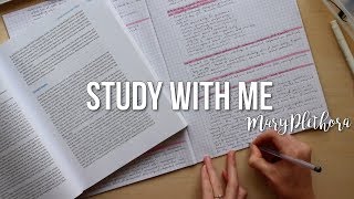 Study With Me: Real Time Pomodoro // MaryPlethora