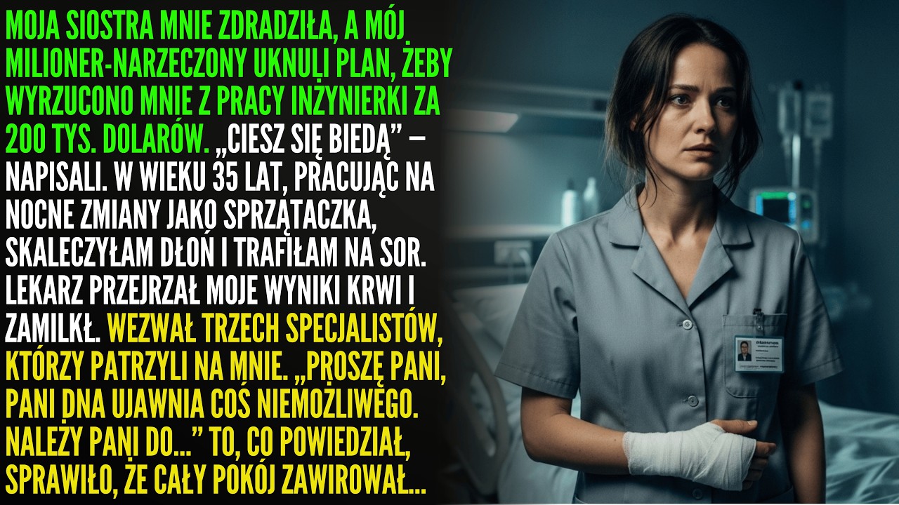 Kiedy lekarz stał u podnóża mojego szpitalnego łóżka i wpatrywał się w moje wyniki badań zbyt długo, wiedziałam, że ta noc zmieni wszystko. Trzy miesiące wcześniej moja siostra wysłała mi zdjęcie...