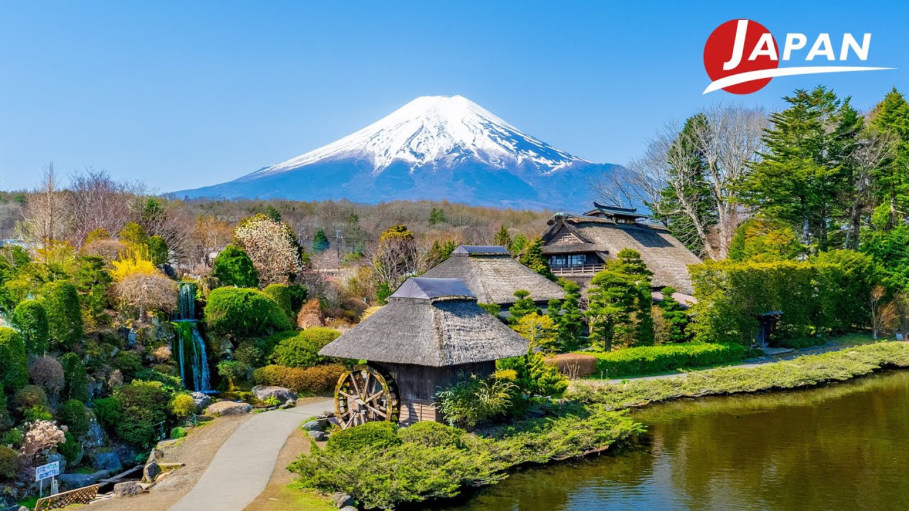 Прекрасная деревня и 8 родников, созданных извержением Фудзиямы | Путешествие Японию