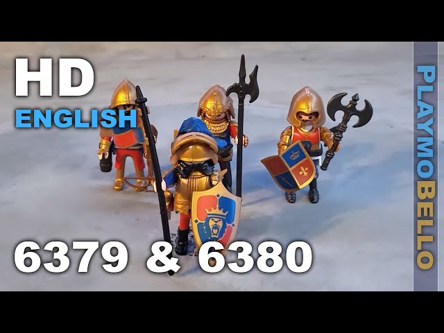 Let at ske benzin Sukkerrør (2014) Add-on 6379 and 6380 Three Royal Lion Knights and Captain Playmobil  REVIEW - YouTube