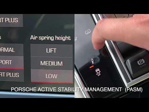 How to use your air suspension and PASM in your Porsche HD 1080p 