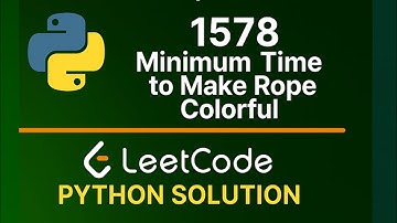 Leetcode 1578 - Minimum Time to Make Rope Colorful - Python Solution
