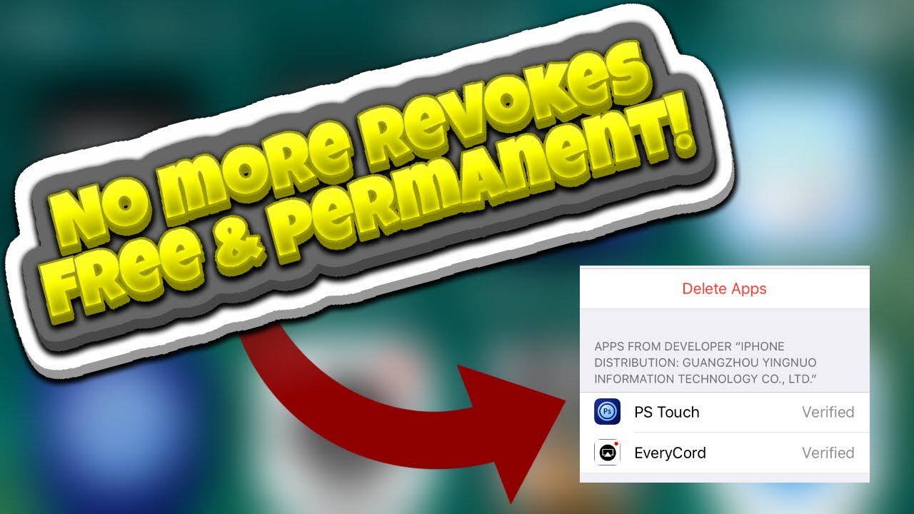 [NEW] How To Stop Apps From Crashing Permanently On iOS 11/10/9/8! NO  PC/JB! FREE! NO MORE REVOKES! - 