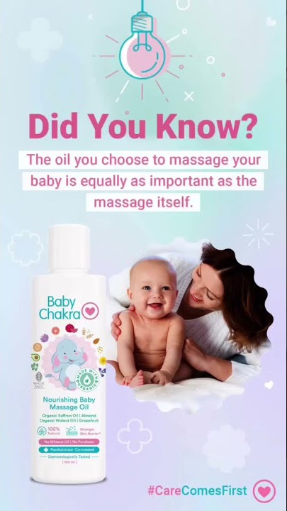 Nourishing Baby Massage Oil | Best Baby Massage Oil | BabyChakra #Shorts
