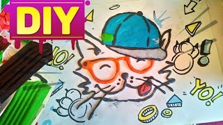 Рисую кота пластилином. Первый раз Рисую кота пластилином. Первый раз