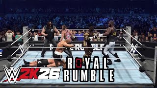 WWE 2K26 30 Man Royal Rumble Match 