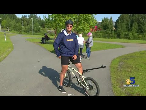 Biking backwards! Alaskan Will Walker is pedaling his way to a bright biking future!