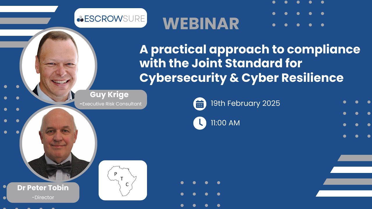 A practical approach to compliance with the Joint Standard for Cybersecurity and Cyber Resilience