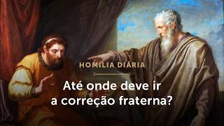 Homilia Diária | Até onde deve ir a correção fraterna? (Quarta-feira da 19ª Semana do Tempo Comum)
