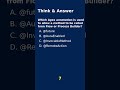 2. Salesforce Quiz 🚀 | Apex Question ! #shorts