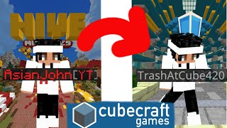 If @AsianJohn played on CUBECRAFT (Minecraft Mobile Eggwars)