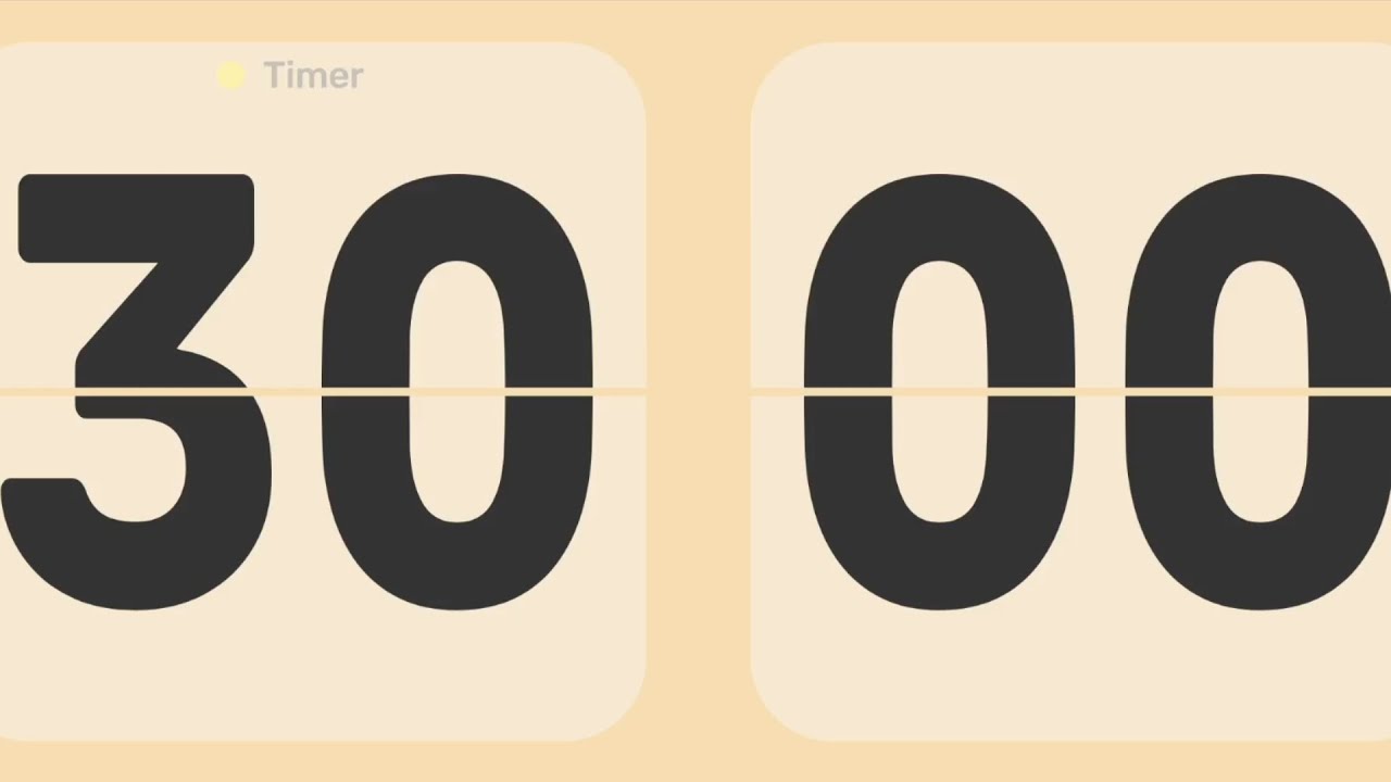 30 Minute Timer | Silent | No Countdown - YouTube