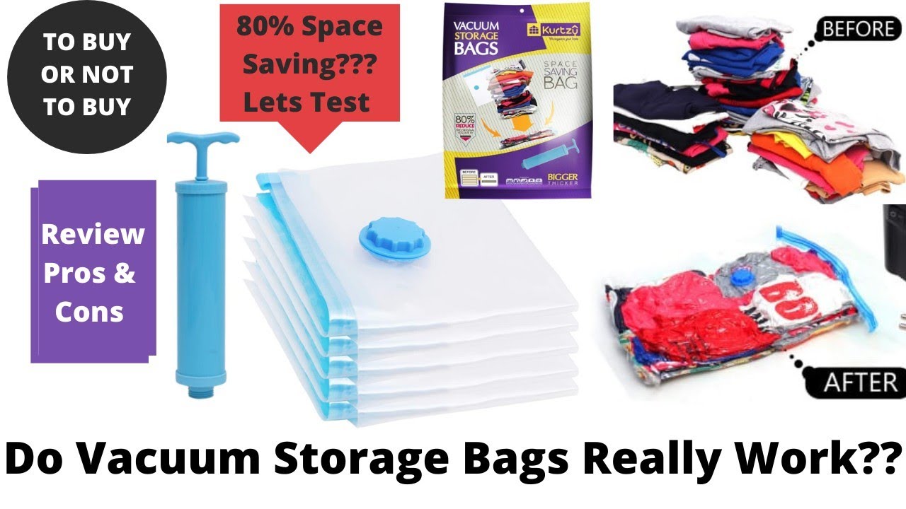 Vacuum Storage Bags I Space Saving Bags I Demo I How I packed so many  clothes in one Bag 