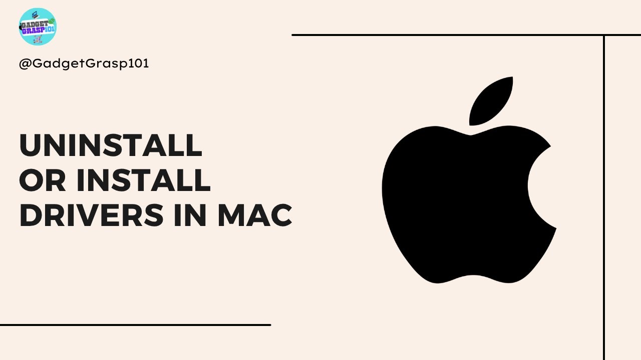 How to Easily Install or Update Drivers on MacBook - YouTube