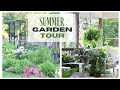 Summer Garden Tour ~ Tour my sister's beautiful gardens! ~ Cottage style gardens ~ Shade Gardens