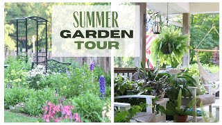 Summer Garden Tour ~ Tour my sister's beautiful gardens! ~ Cottage style gardens ~ Shade Gardens