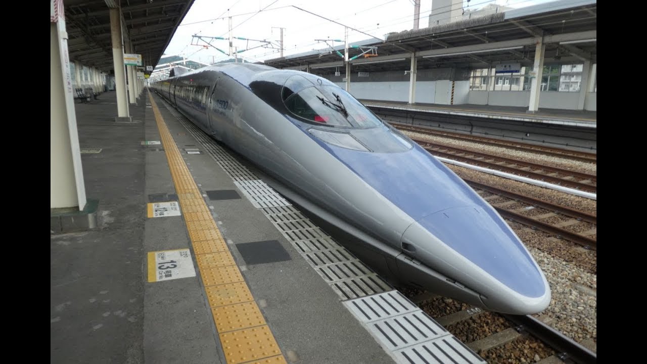 鉄道車窓2018-07-28]新幹線こだま731号 博多行(新大阪→博多) - YouTube