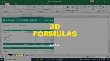 How to work on 3D Formulas in Excel | Excel Tips & Tricks