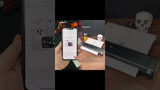 Do you want a portable printer as a Halloween gift? #phomemo #portableprinter