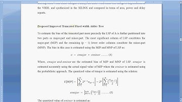 Efficient Design for Fixed-Width Adder-Tree