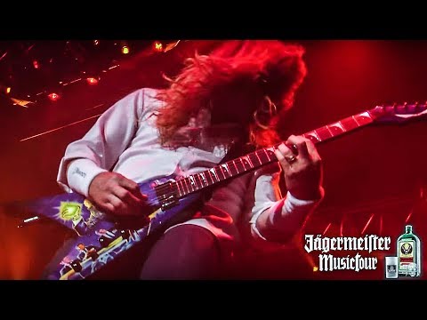 Megadeth - Tausta Dave Mustainen kanssa Jägermeister-musiikkikiertueella