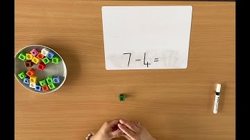 Year 1 - Subtraction - One-digit subtract one-digit - Cubes