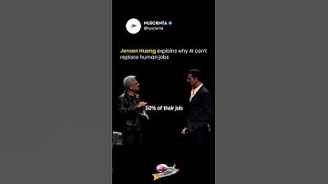 Jensen Huang Reveals Why AI Won’t Replace Your Job