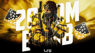 20 TDM BOMB PRO GAMEPLAY! (NO COMMENTARY) | APEX LEGENDS MOBILE | 1440p 60fps | Android/IOS