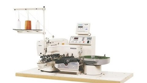 UNIQUE - 1903ASS button attaching machine with automatic button feeding device
